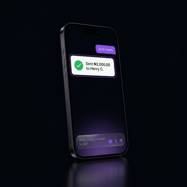 GoTap agentic payment interface showing instant money transfer